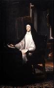 Miranda, Juan Carreno de Portrait of Queen Mariana de Austria as a Widow Sweden oil painting artist